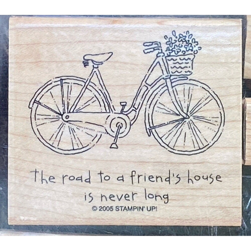 Stampin Up Life Cycles Set of 6 Rubber Stamps Wood Mounted Crafting Scrapbooking - Picture 5 of 9